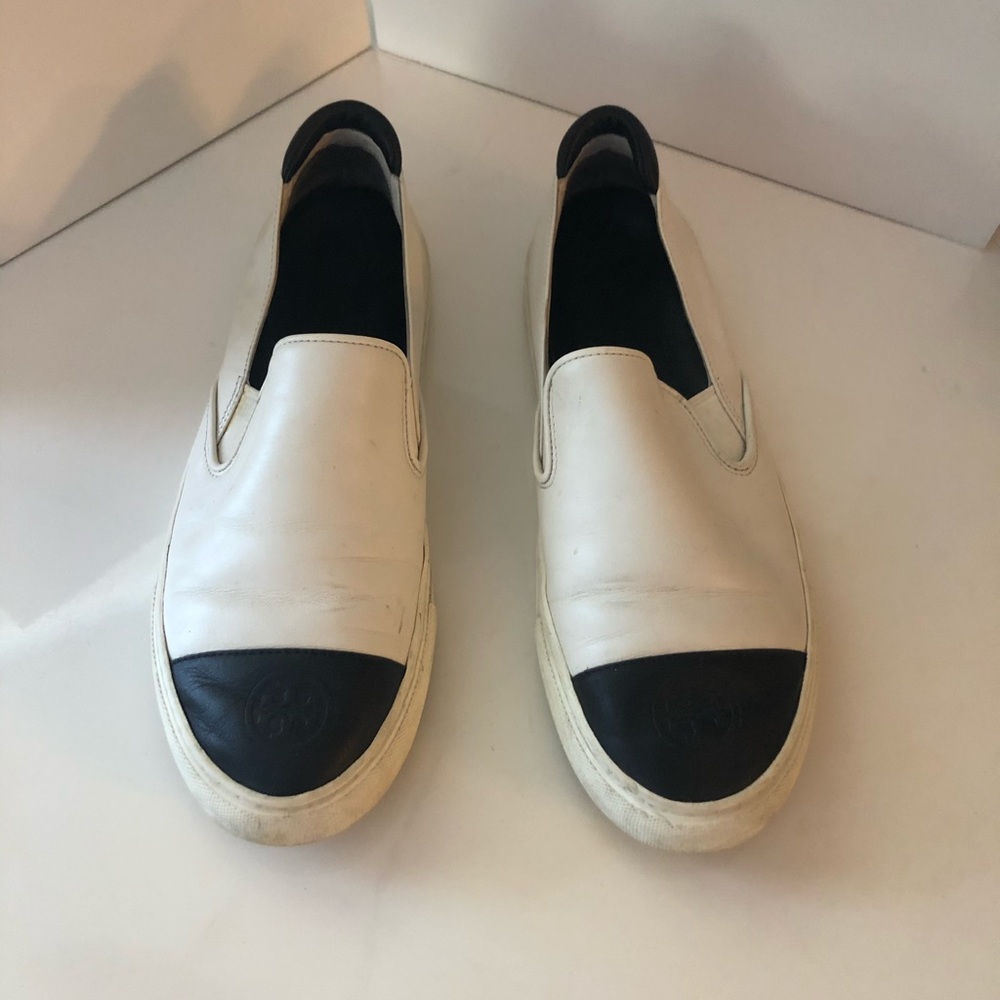 Tory Burch Leather Slip on tennis shoes 8.5m
